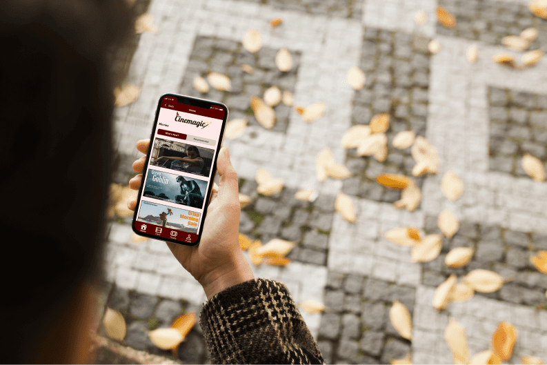 Cinemagic 'ios home' mockup