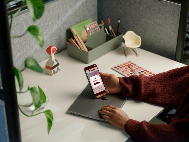 Cinemagic 'android confirmation modal' mockup