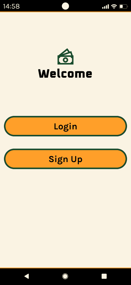 FrugalityFirst 'welcome' mid fidelity wireframe.