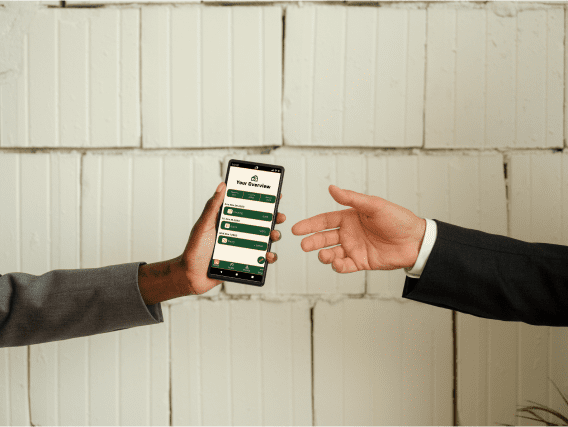 FrugalityFirst 'home mobile' mockup