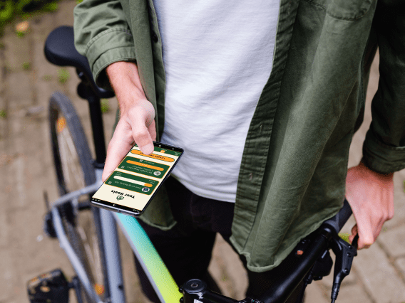 FrugalityFirst 'your goals (filled) mobile' mockup