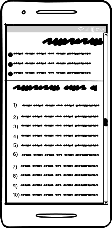 Healthy Eats 'cooking instructions' low fidelity wireframe.